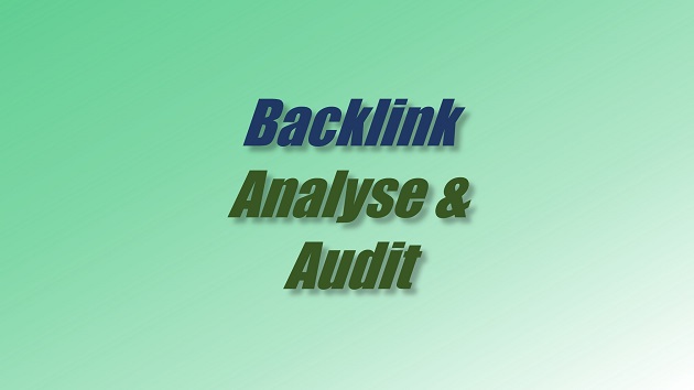 Backlink Analyse & Audit